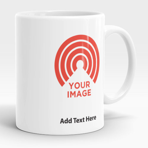 upload 2 images with text mug