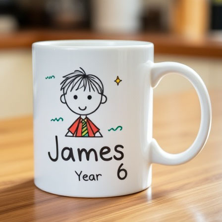 school fundraising personalised mugs