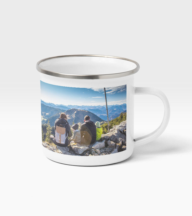 personalised enamel mugs