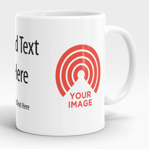 upload 2 images with message mug