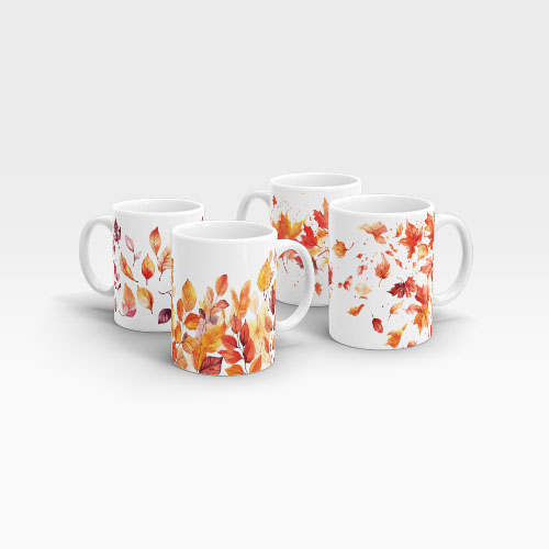 autumn splendor mug set of 4