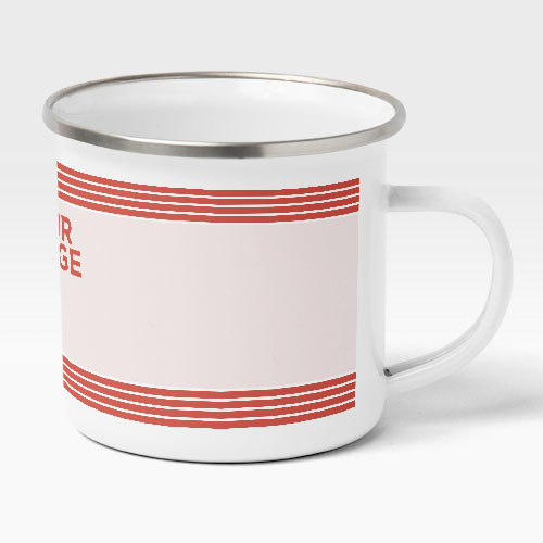 upload panoramic image enamel mug