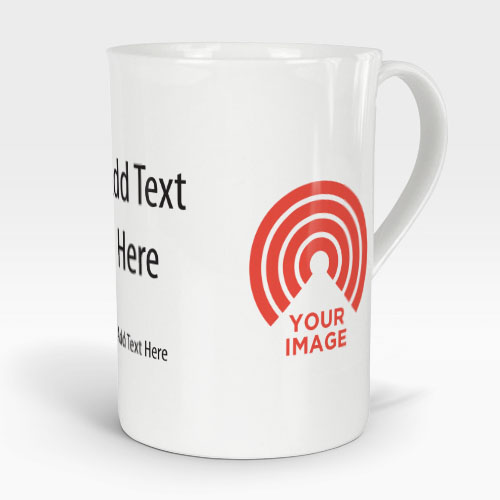 upload 2 images with message bone china windsor mug